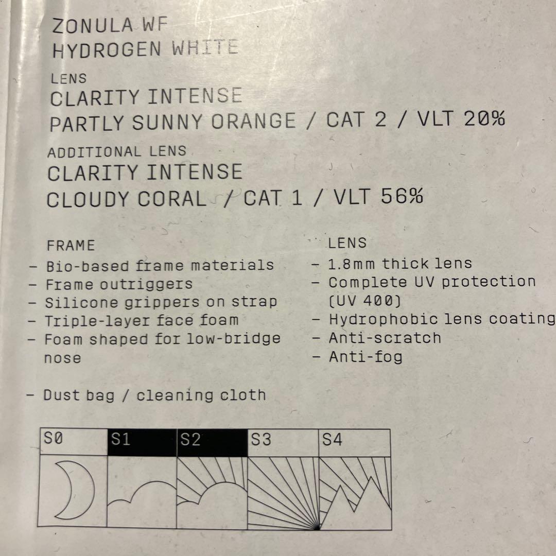値下げ　POC Zonula WF ゴーグル Hydrogen White