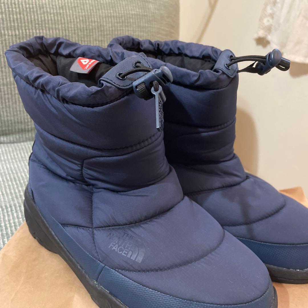 お値下げ　超美品ノースフェイス　スノーブーツ25㎝紺24㎝の方もOKユニセックス