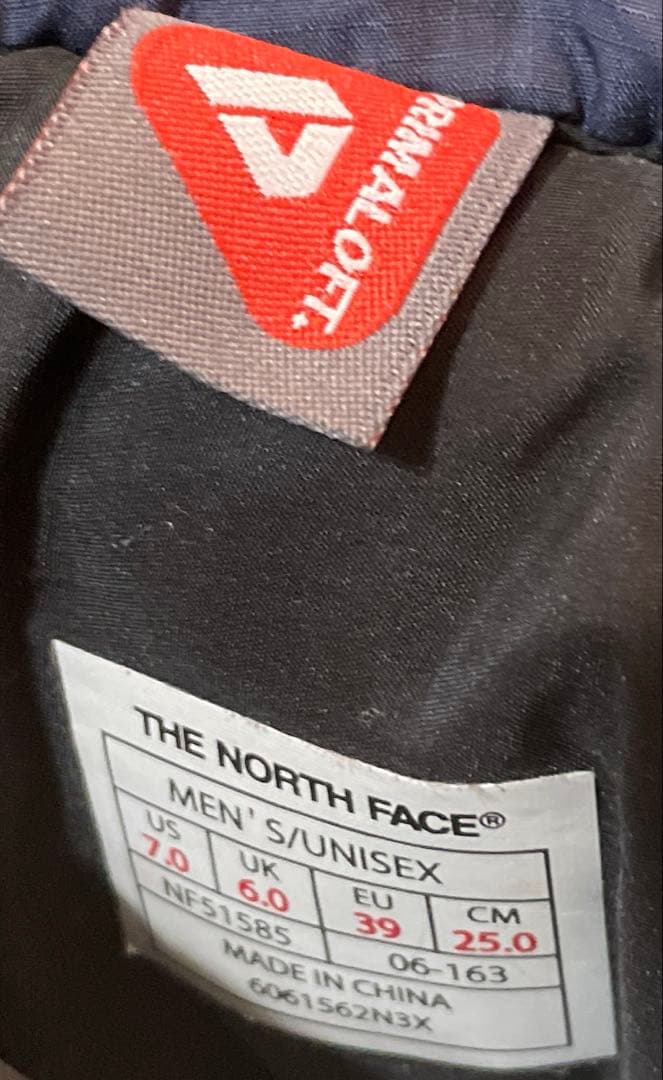 お値下げ　超美品ノースフェイス　スノーブーツ25㎝紺24㎝の方もOKユニセックス