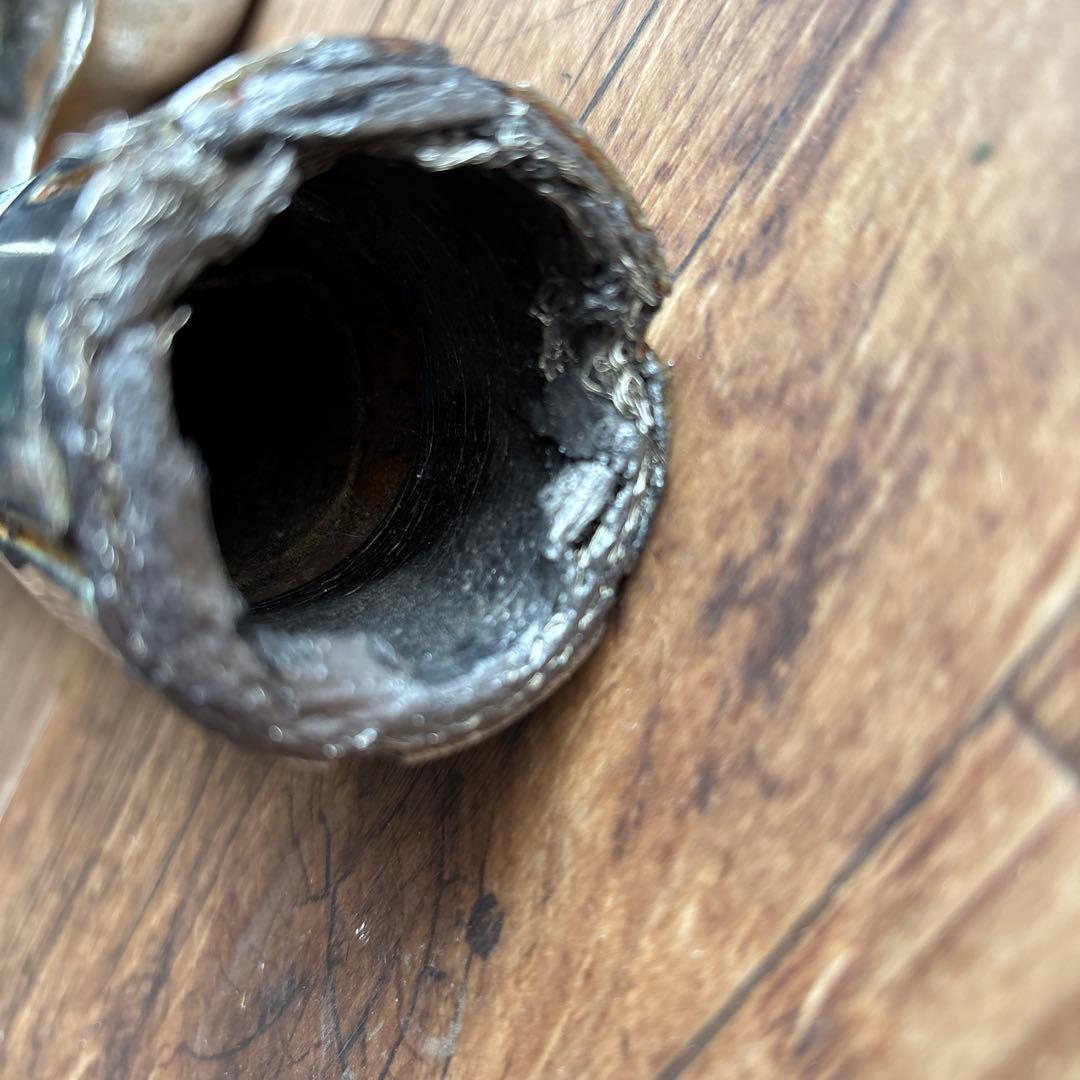 SR400 マフラー　3GW-14711 凹みあり