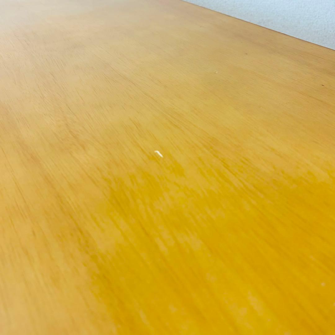 無印良品 MUJI 木製テーブル 幅120×奥行55 ラバーウッド材　ナチュラル