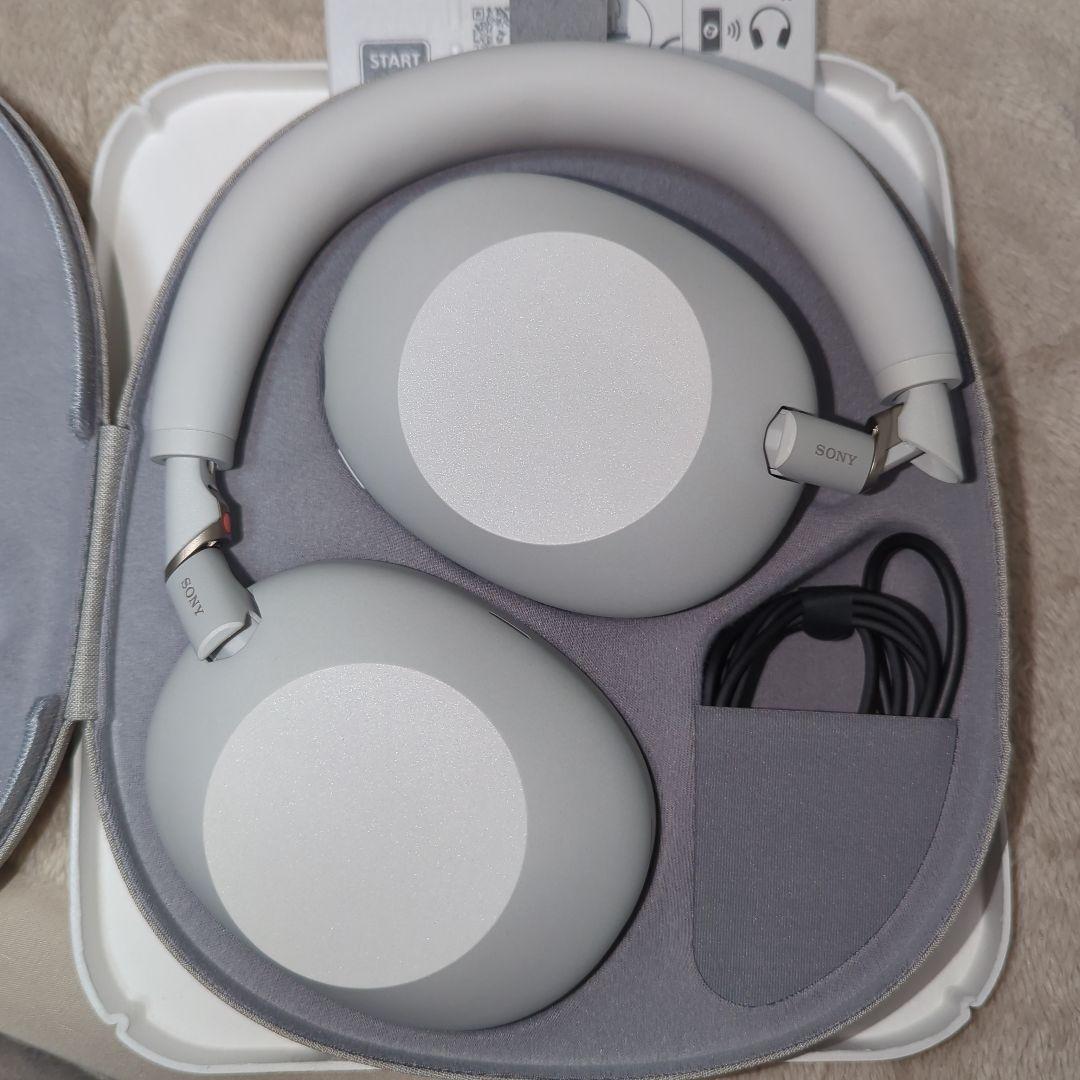 【美品】【保証付き】SONY WH-1000XM6 プラチナシルバー