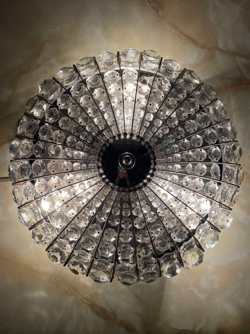 昭和レトロ＊ライト＊ヴィンテージ＊クリスタルシーリングライト＊キャバレー＊照明