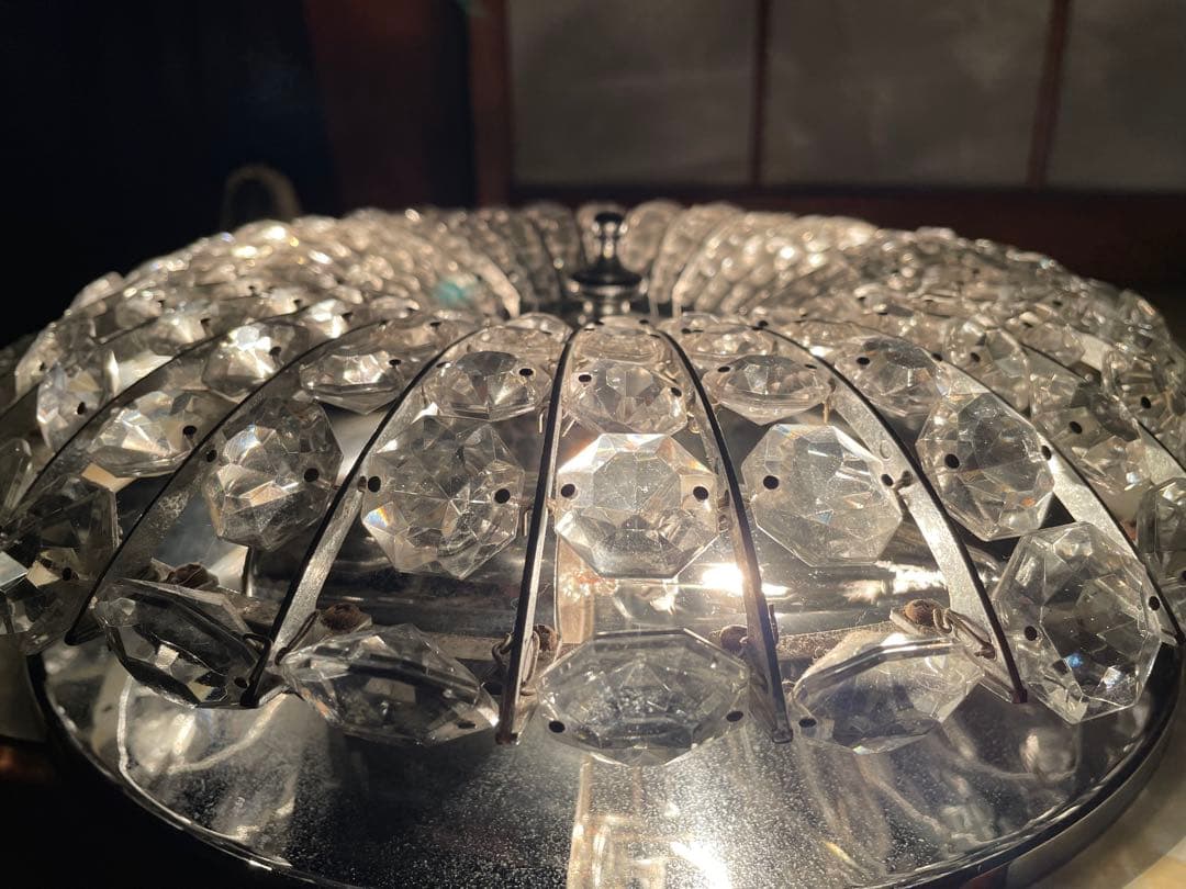 昭和レトロ＊ライト＊ヴィンテージ＊クリスタルシーリングライト＊キャバレー＊照明