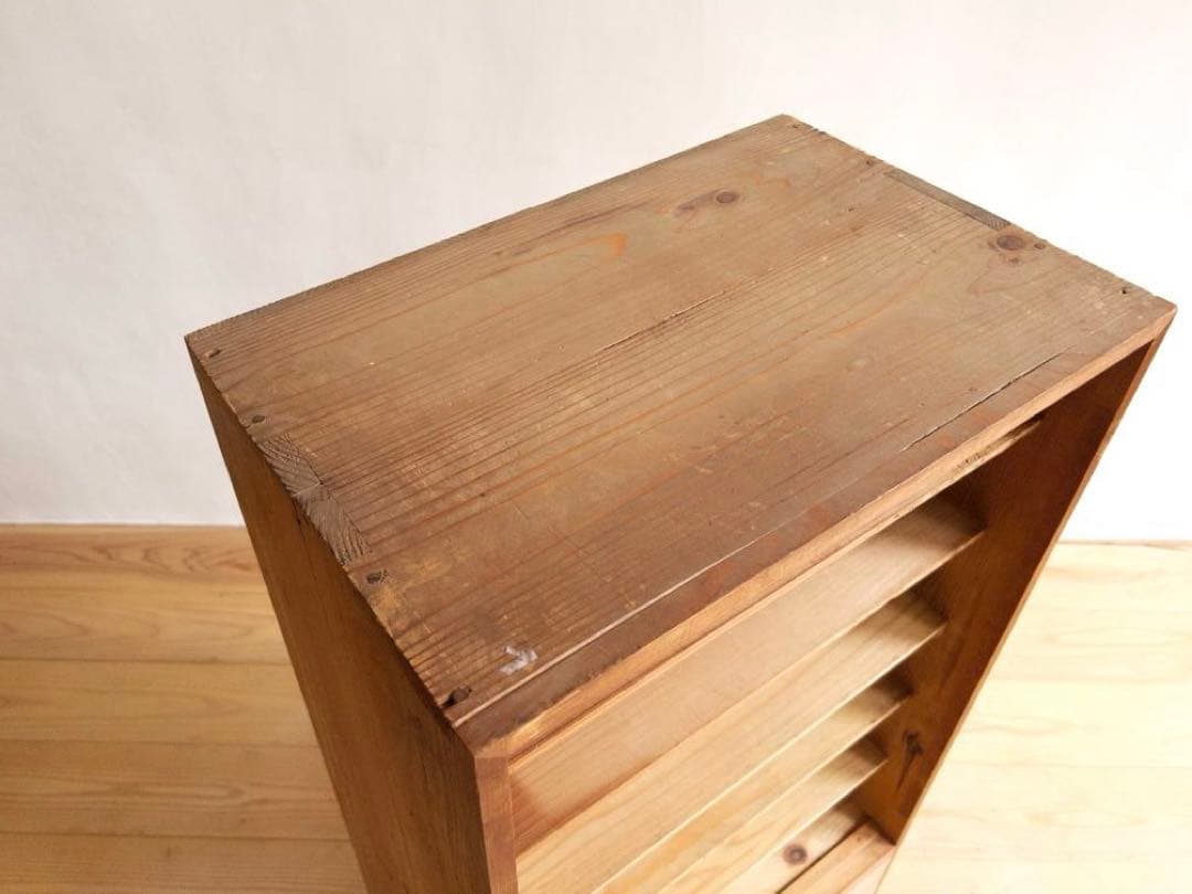 木製　収納棚　小ぶり　高さ約91.5㎝　古道具　古家具　ビンテージ　アンティーク