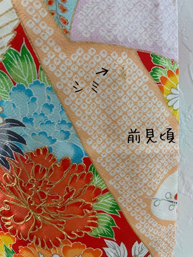 七五三　7歳　正絹お着物セット　作り帯