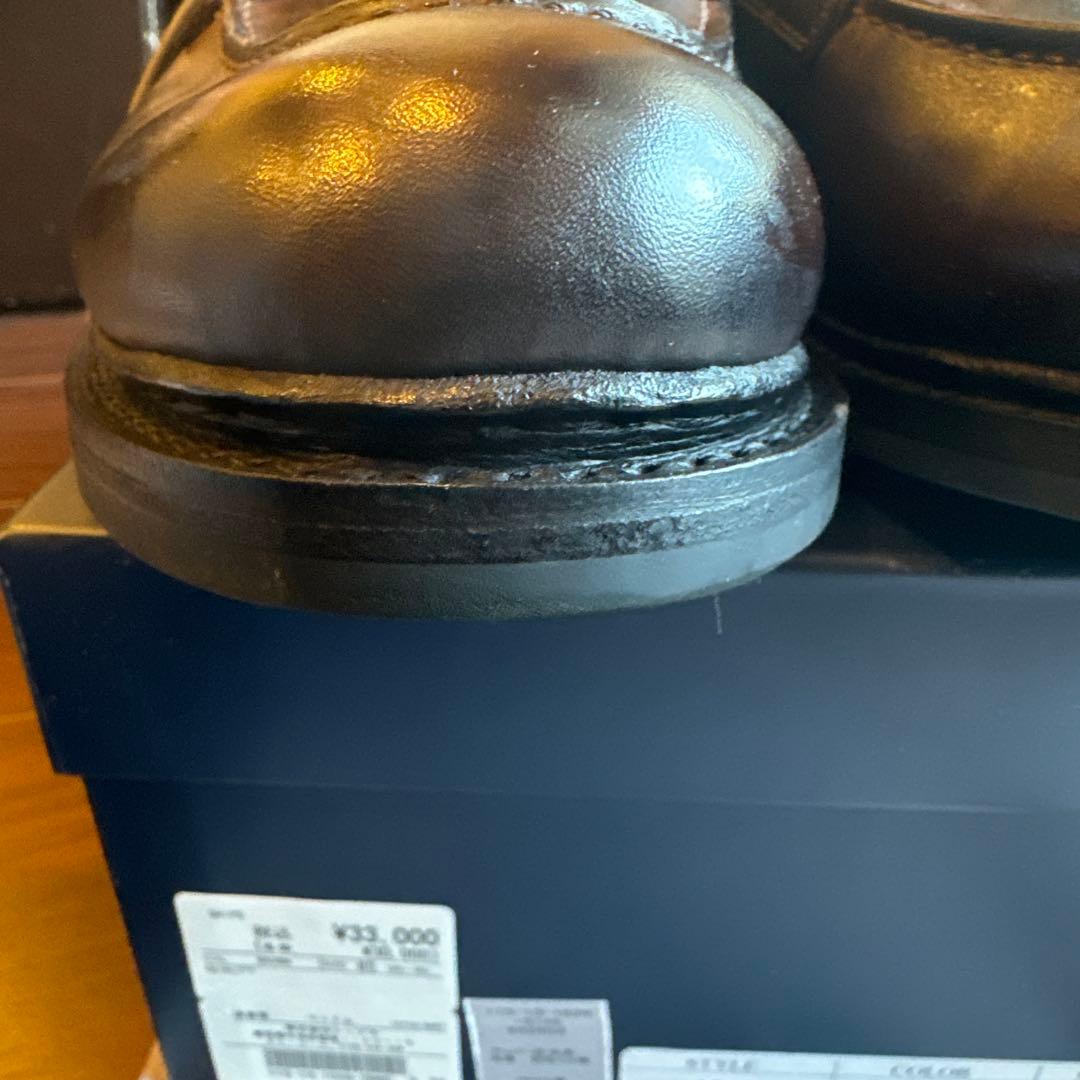 SHIPS オリジナル　Uチップシューズ(ブラウン)