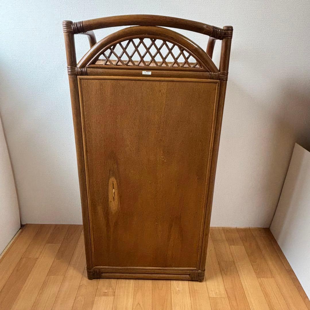 藤ラタン　チェスト　6段引き出し　カゴ収納家具　箪笥　整理棚