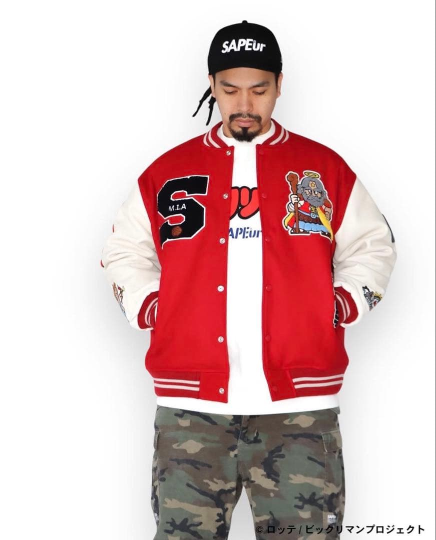 SAPEur ビックリマン　バーシティジャケット　L