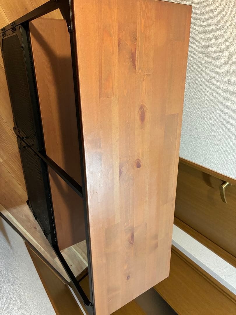 IKEA FJÄLLBO フィエルボ シェルフユニット, ブラック 100×95