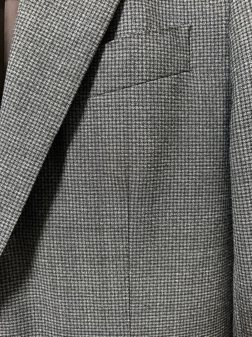 美品CARUSOカルーゾ　スーツ46マイクロハウンドトゥース