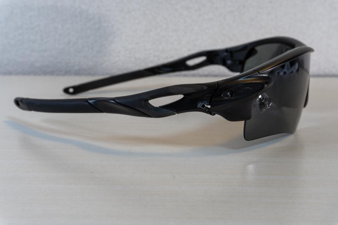 オークリーレーダーロックPRIZM IRIDIUM　5.56mm弾跡