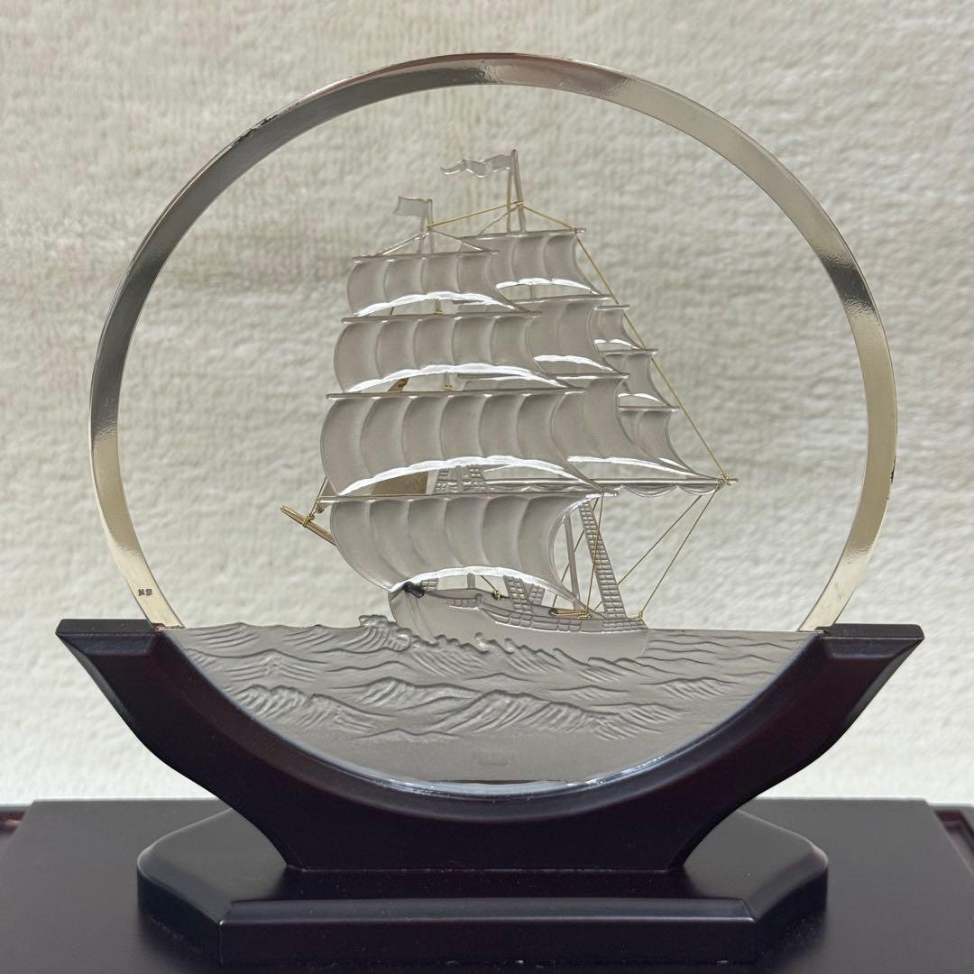 TAKEHIKO 武比古 純銀 丸形帆船 7号 スロープケース 伝統工芸 関工芸