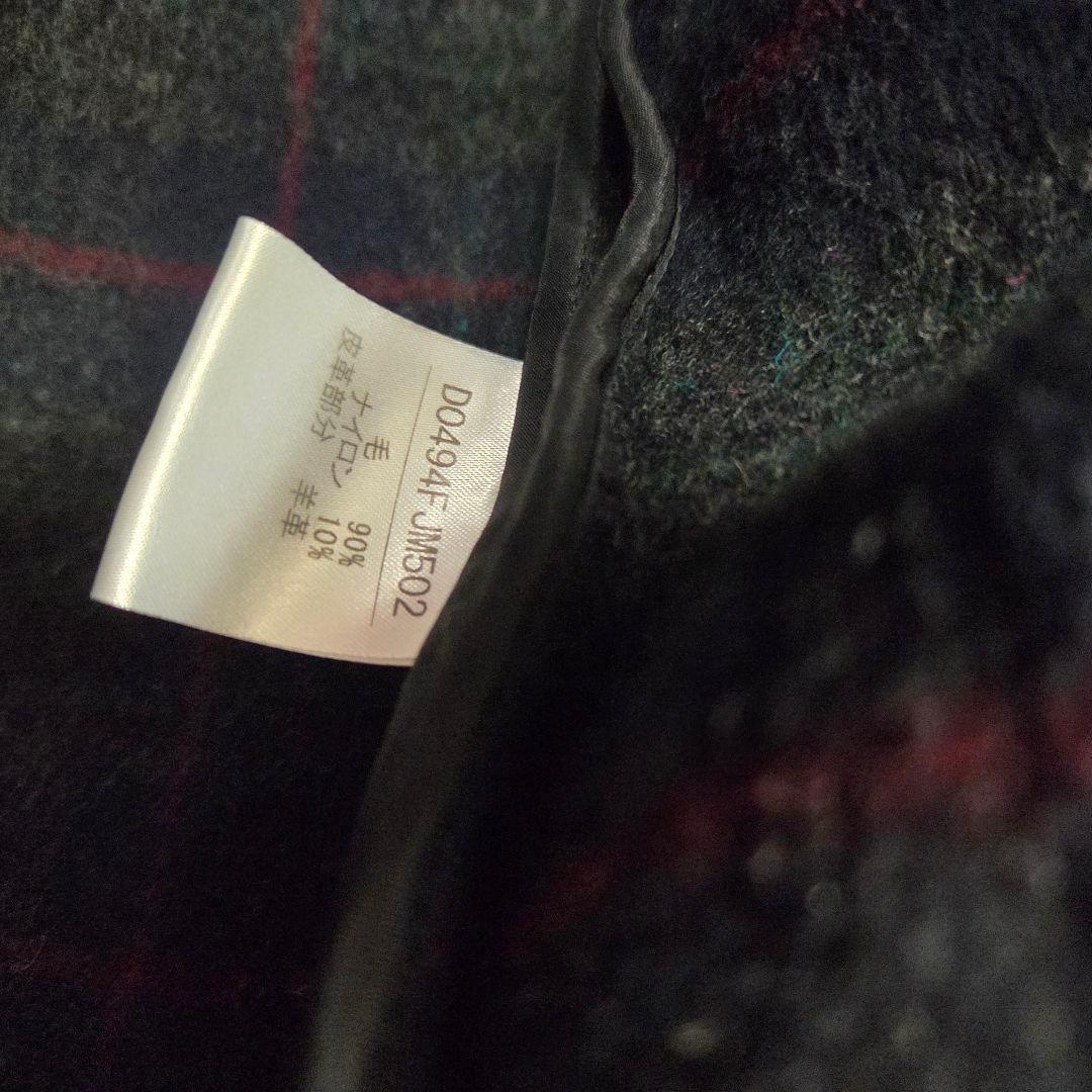 Papas ダブルフェイス ジャケットコート チャコールグレー