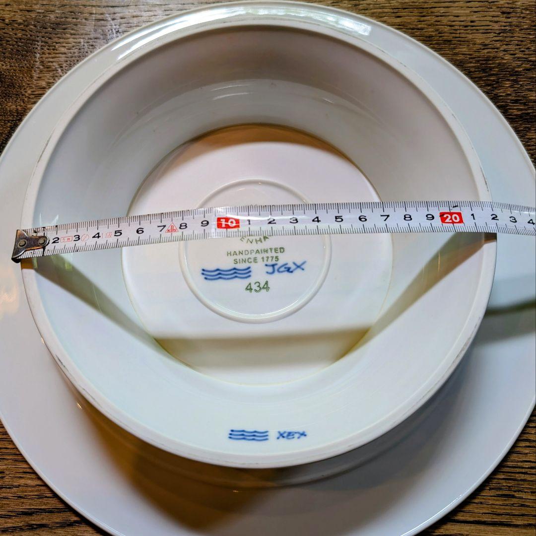 ロイヤルコペンハーゲン ブルーフルーテッド メガケーキスタンド