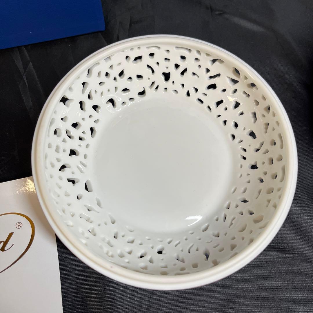 ヘレンド HEREND 透かし彫り 限定品 クラウン ボンボニエール 小花