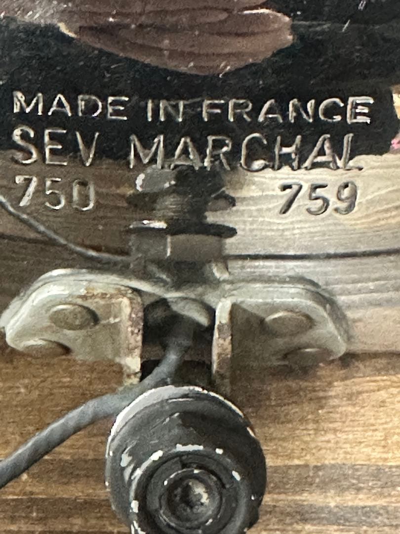 マーシャル　SEV MARCHAL ７５９角型フォグ　バルブ新品交換済　当時物