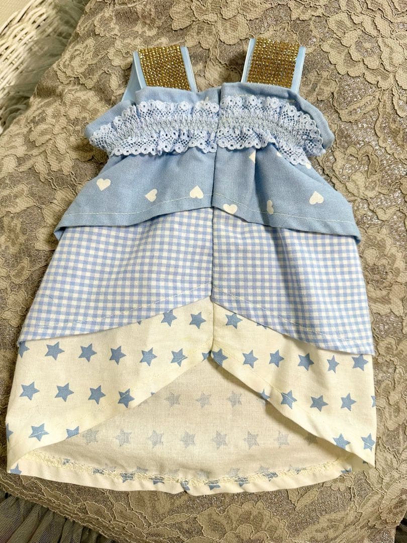 イタリアブランド　IT_Dogs ゾウさんアップリケワンピ