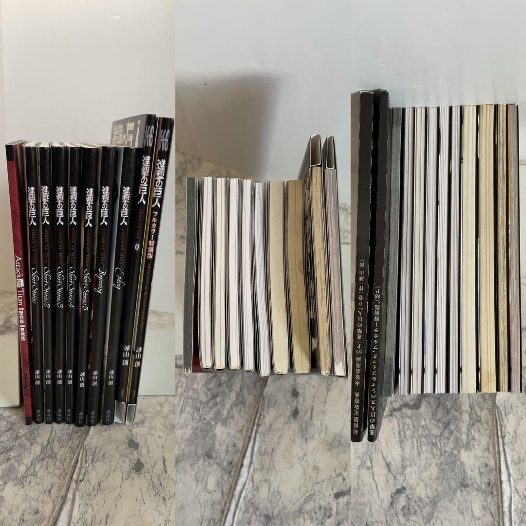 ⭐️全巻初版⭐️進撃の巨人【69冊】全巻セット＋関連書籍　DVD付限定版