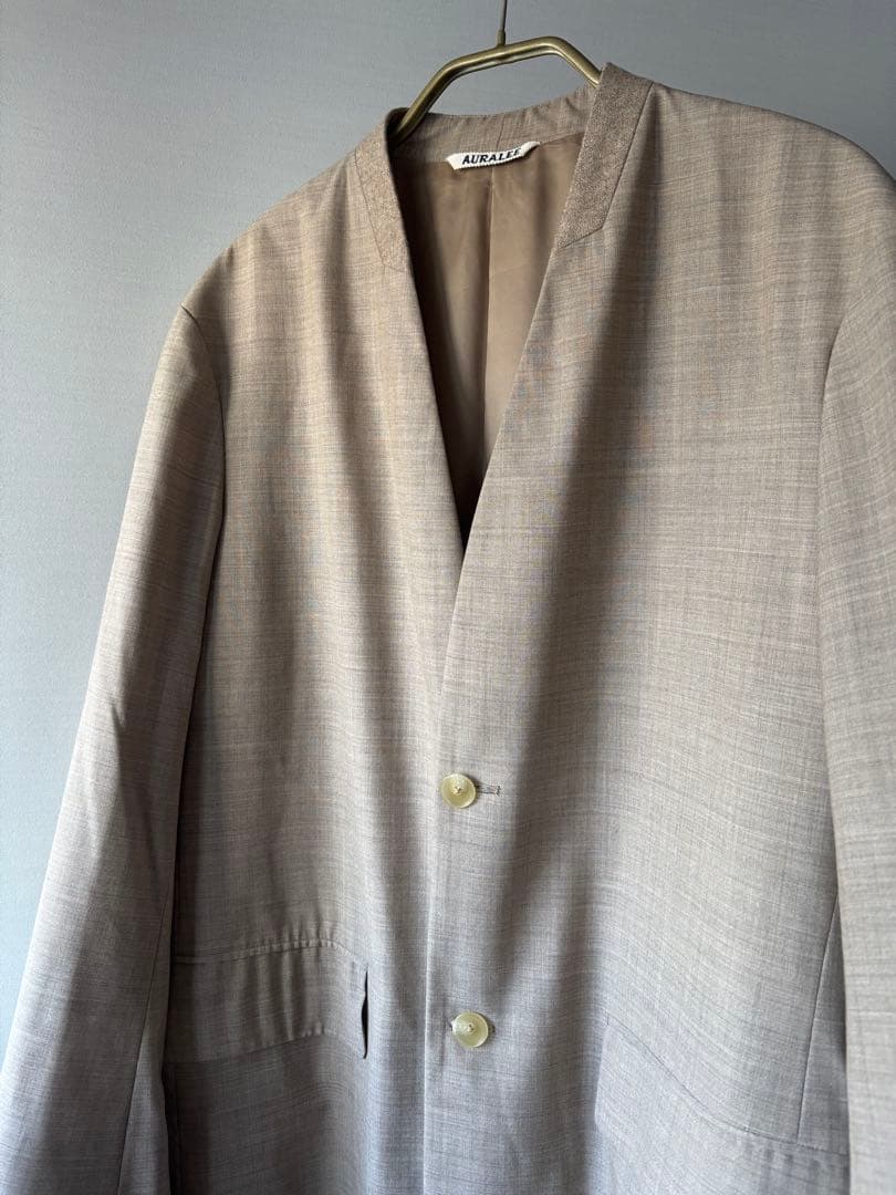 ジャケット・アウター AURALEE SUPER FINE TROPICAL WOOL JK