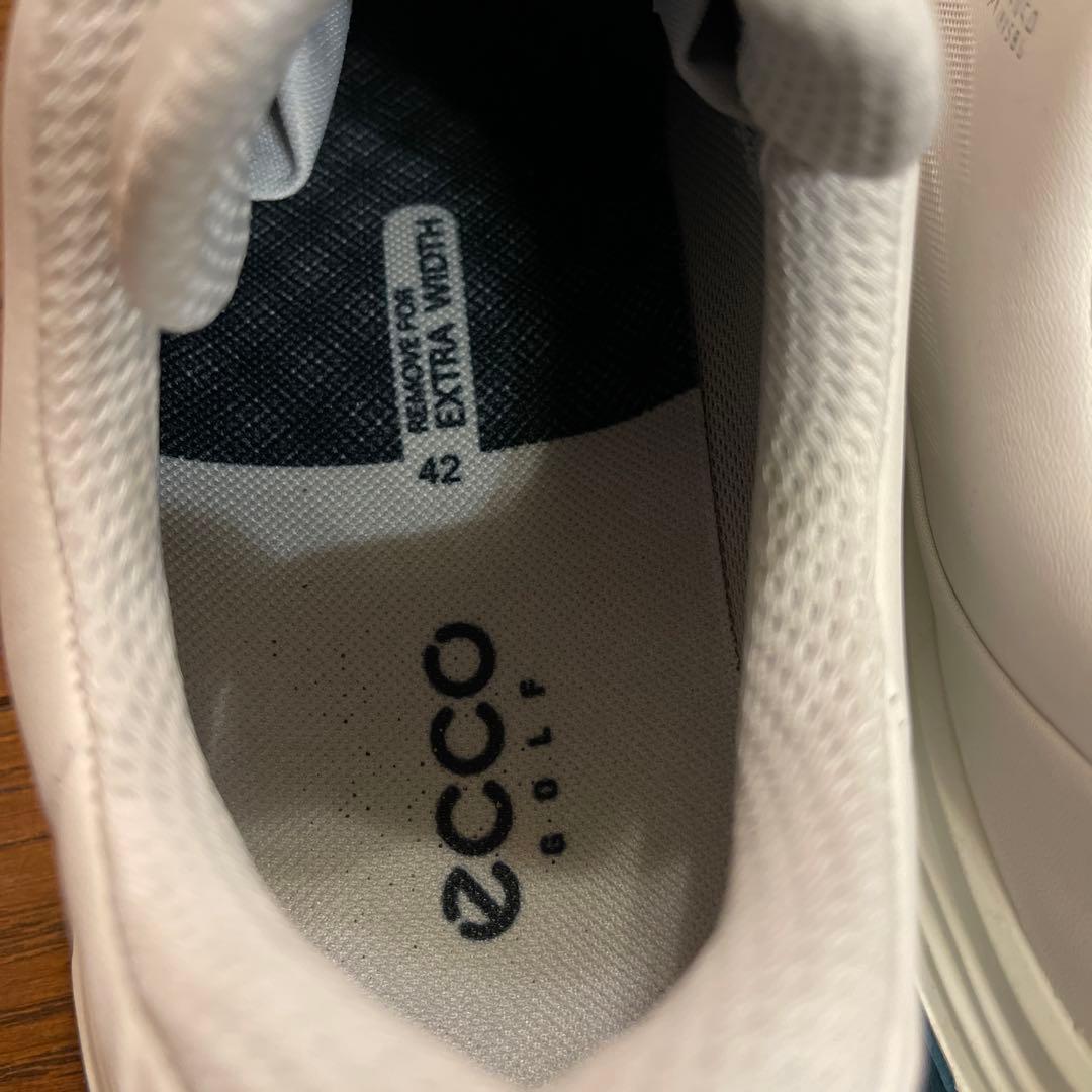 ECCO ゴルフシューズ ホワイト 42