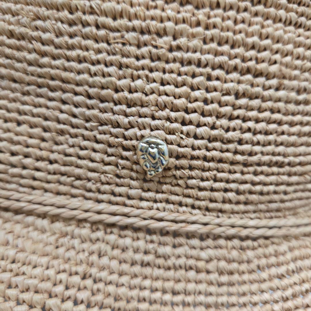 ヘレンカミンスキー✨ラフィアハット✨ベージュ広つば帽子