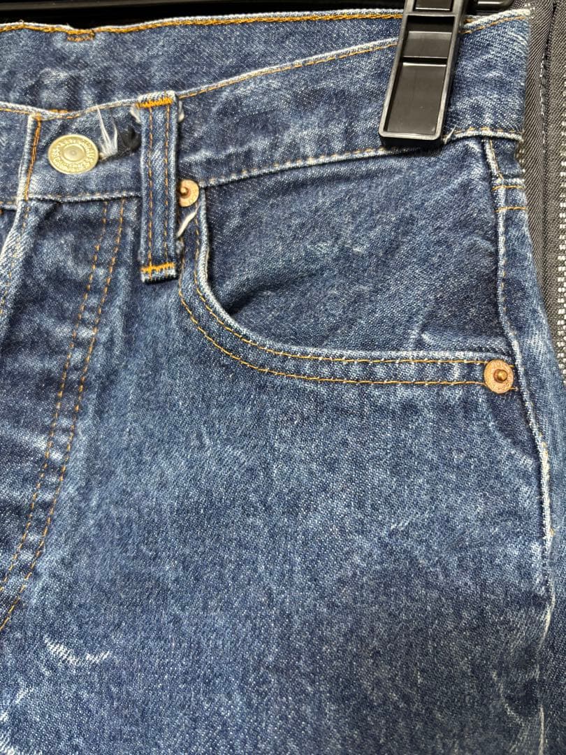 リーバイス501 66後期　ボタン裏6 w27L32