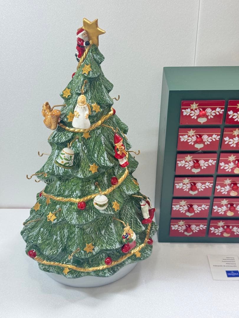 【超美品】ビレロイ ボッホ クリスマス アドベントカレンダー 陶器 インテリア