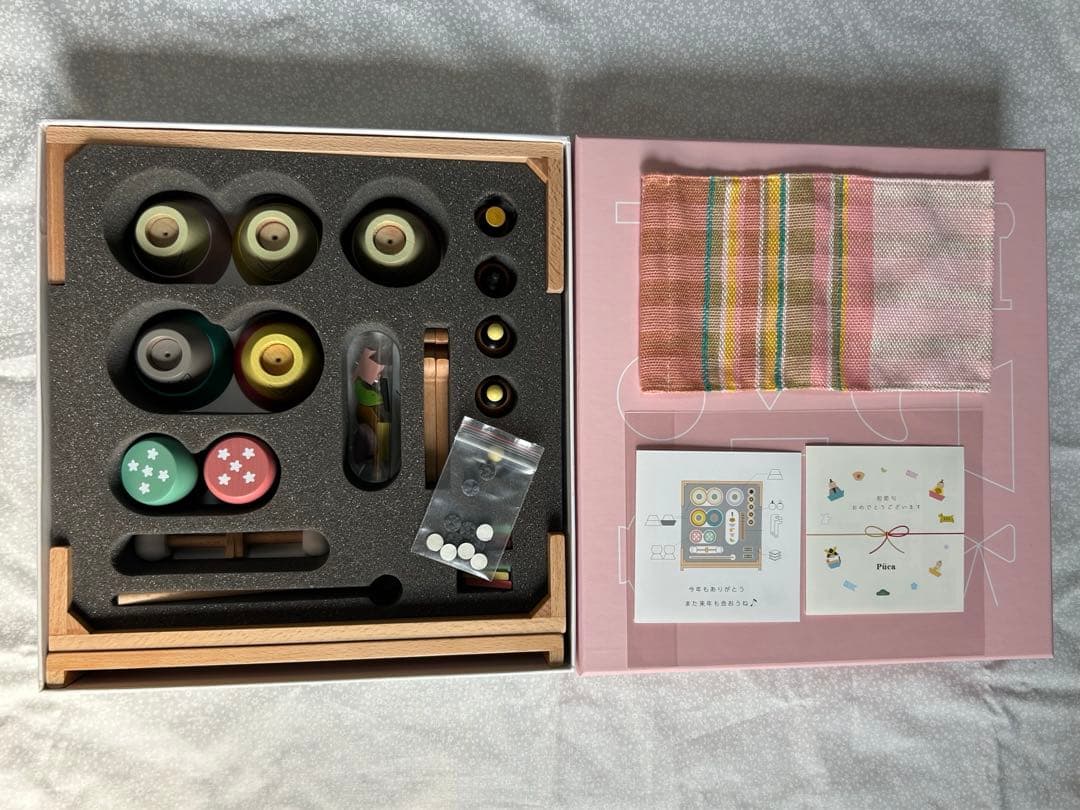 【美品】プーカのひなにんぎょう ベーシック 木製雛人形