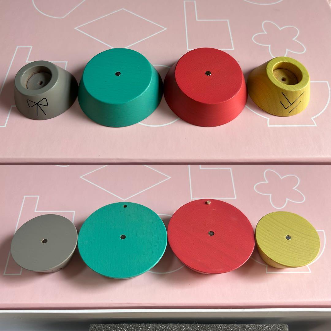 【美品】プーカのひなにんぎょう ベーシック 木製雛人形