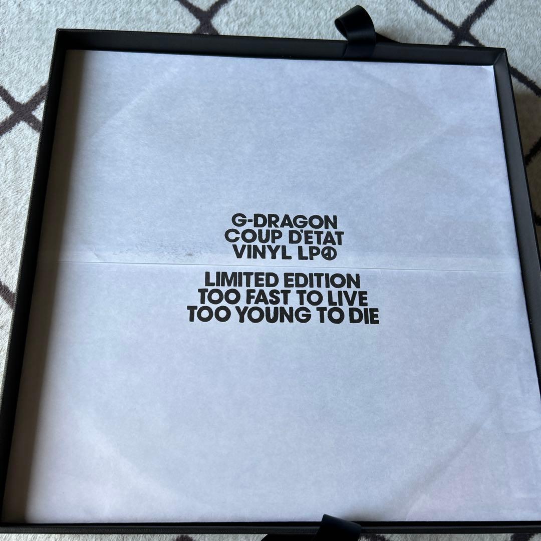 激レア美品！G-DRAGON COUP D'ETAT LP 直筆　BIGBANG