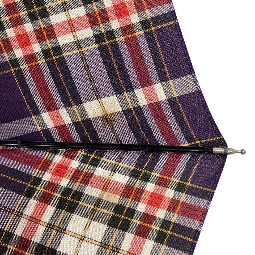 Vivienne Westwood　日傘　UVカット　パープル　チェック