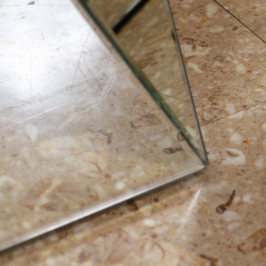 ミラー サイドテーブル ナイトテーブル コンソール フラワースタンド