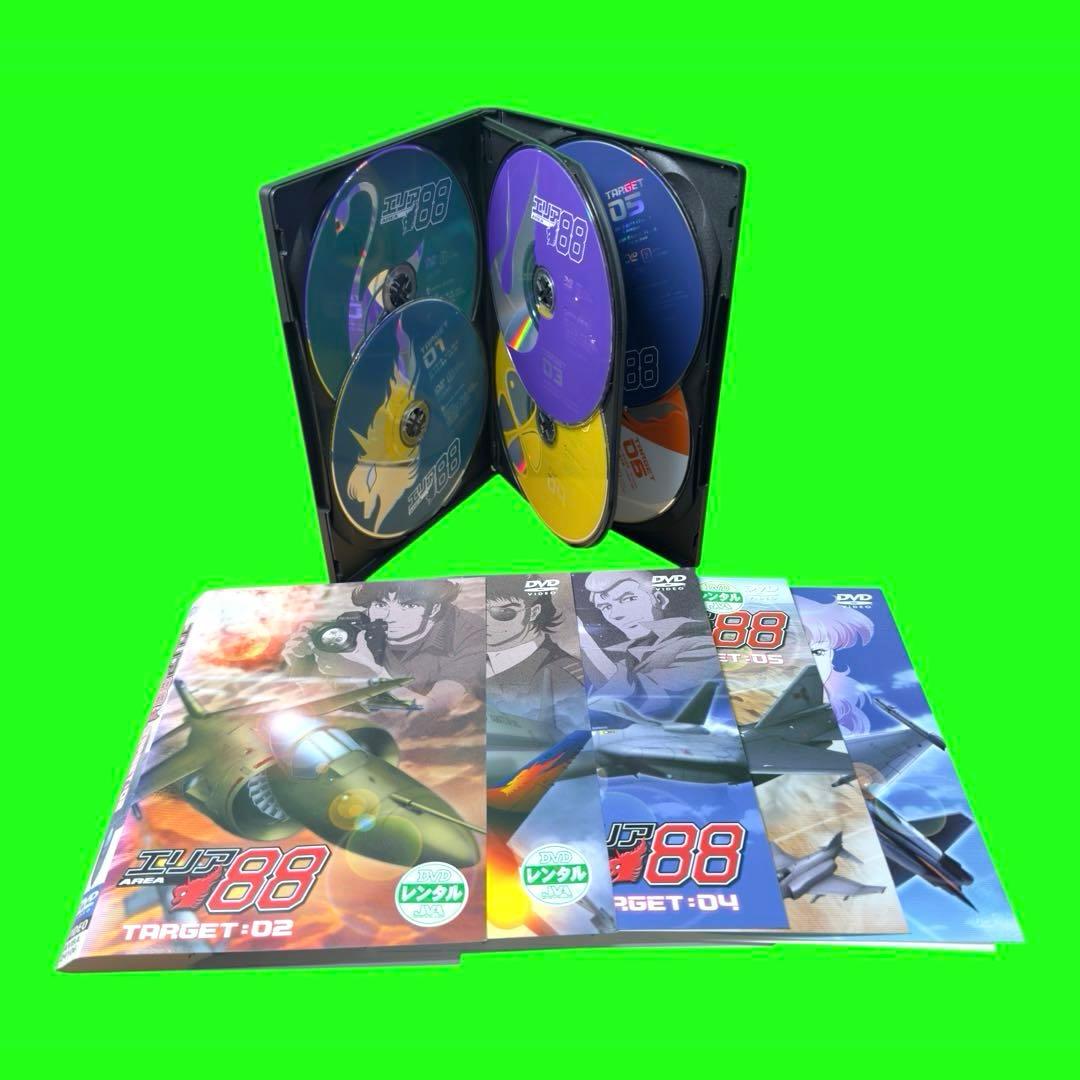 ケース付 エリア88 DVD 全6巻　全巻セット　送料無料 / 匿名配送