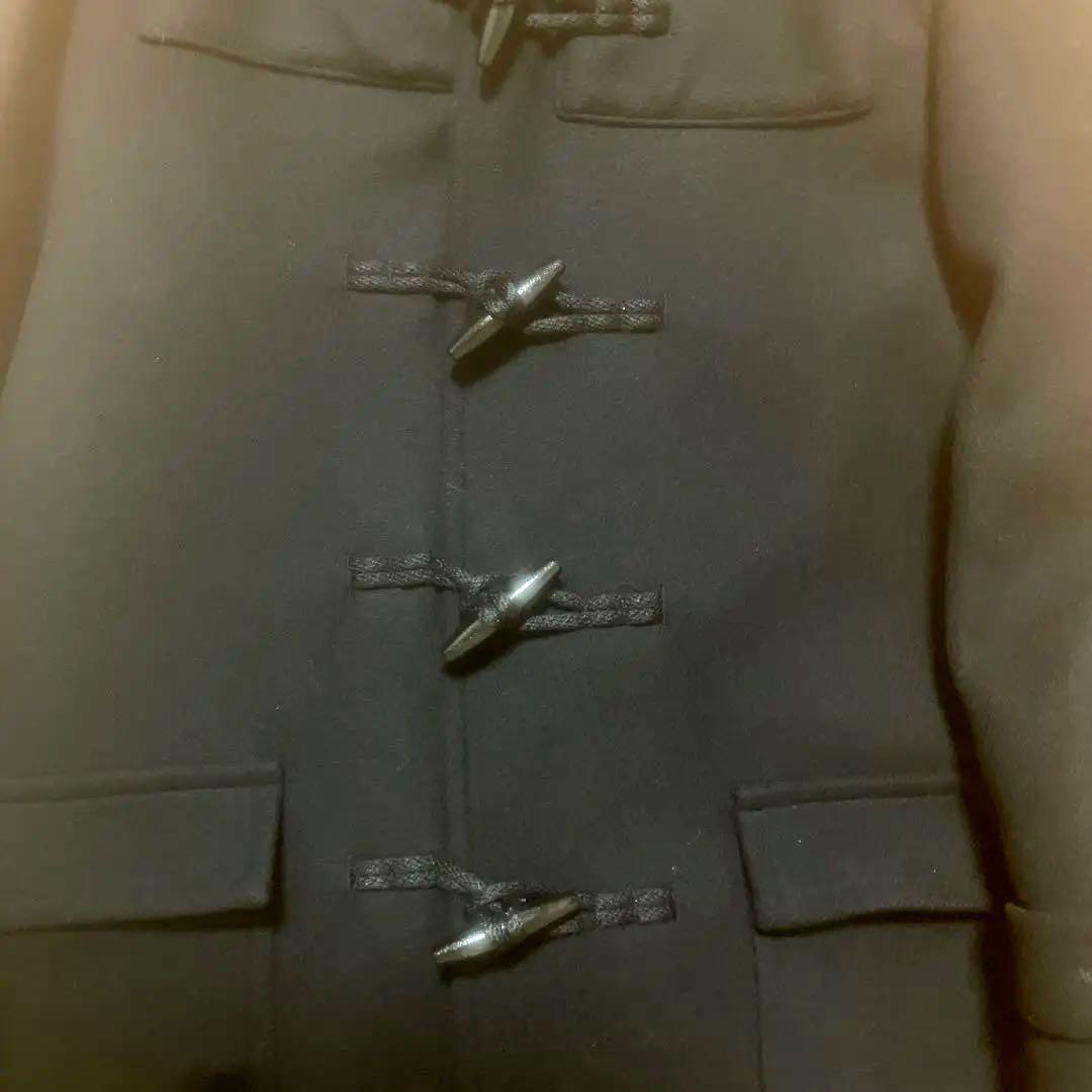 【最終価格】美品　AURATE 黒 ダッフルコート フード付き