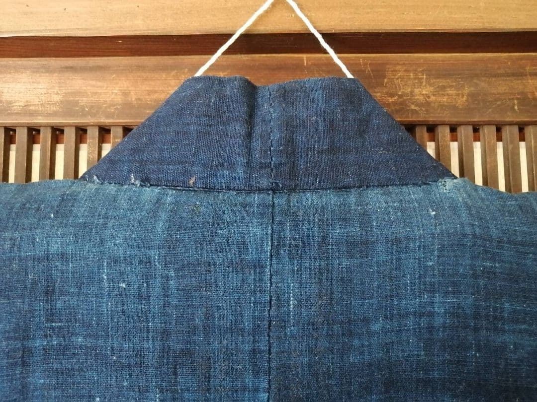 無地の袖なし野良着（明治～大正期）