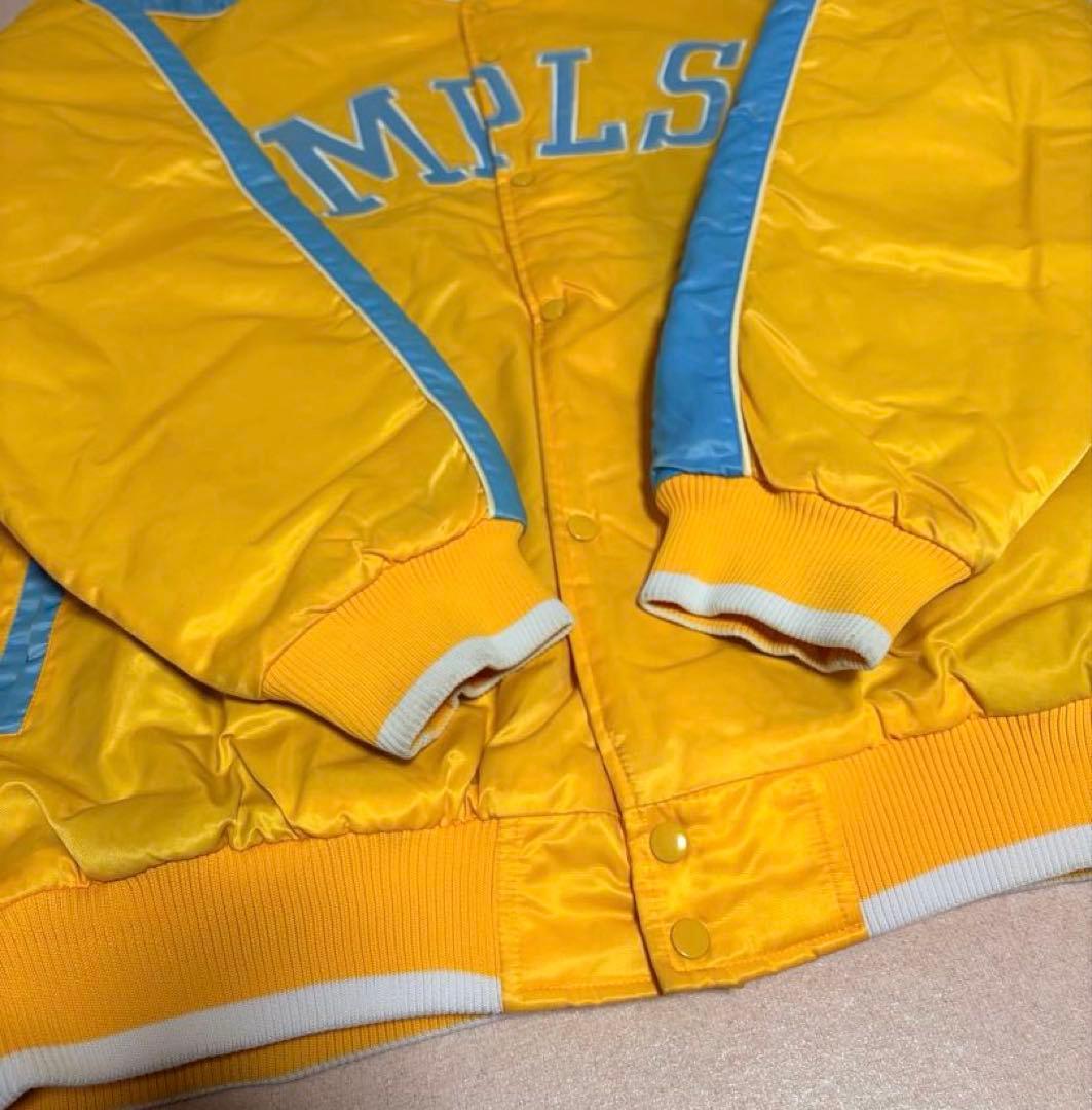 90s NBA MPLS ミネアポリス レイカーズ スタジャン バスケットチーム