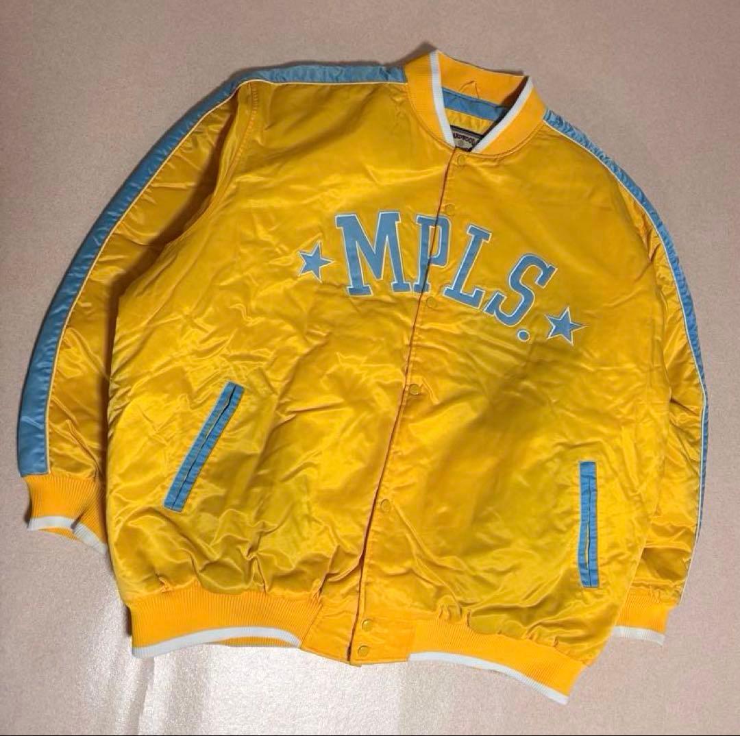 90s NBA MPLS ミネアポリス レイカーズ スタジャン バスケットチーム