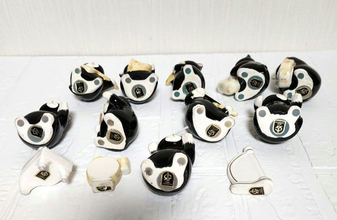 黒猫のオーケストラ　置物　セブンコーポレーション　10体セット