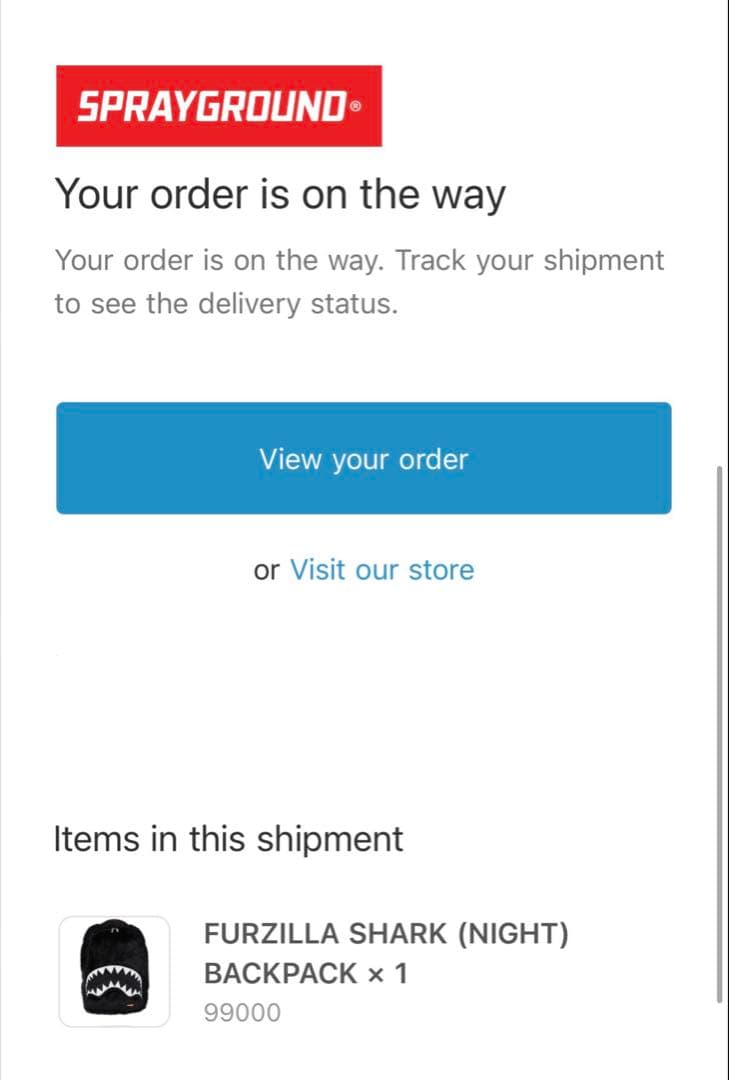 【即発送‼️】Sprayground ファーリュック　早い者勝ち