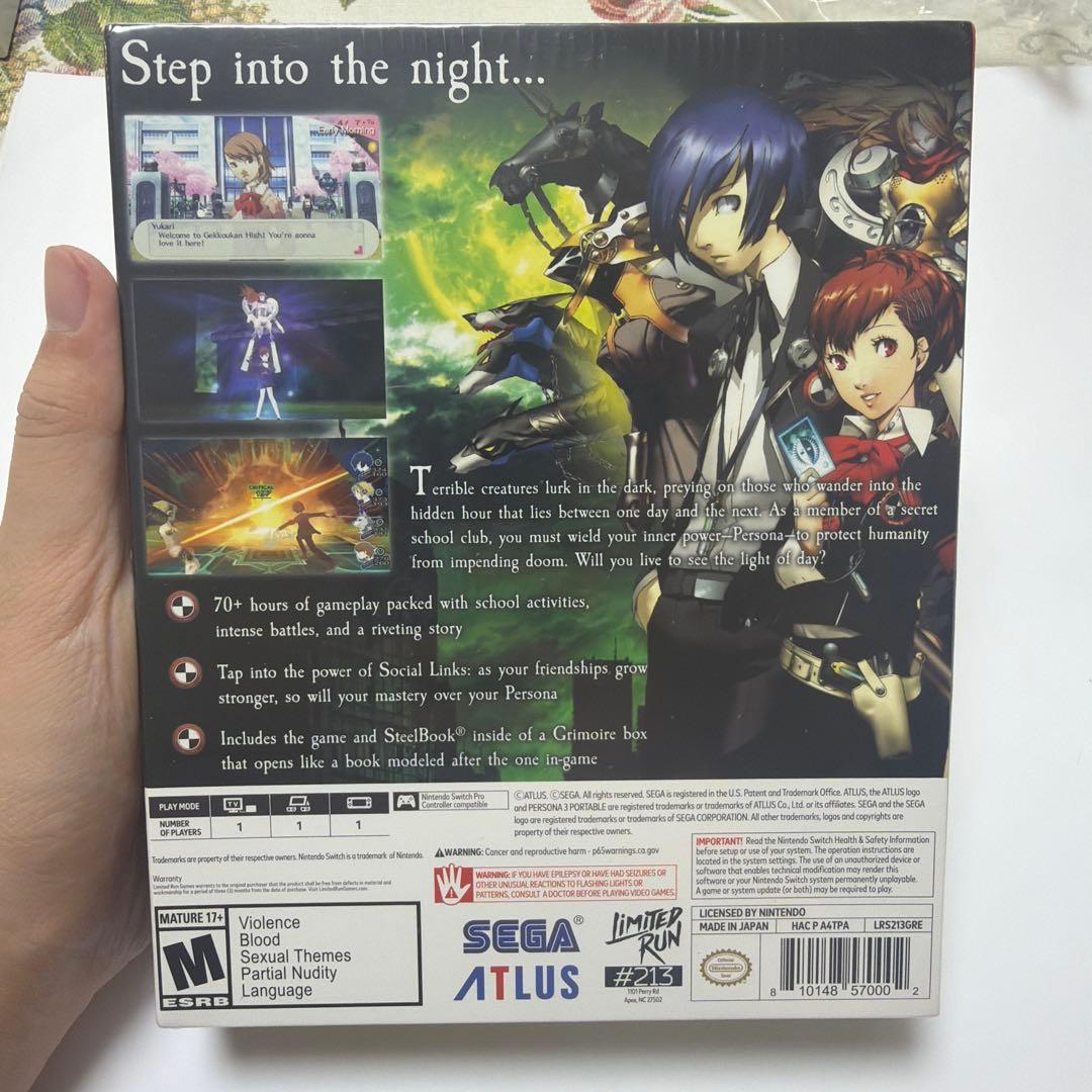 P3P (ペルソナ3ポータブル) Nintendo Switch 0206