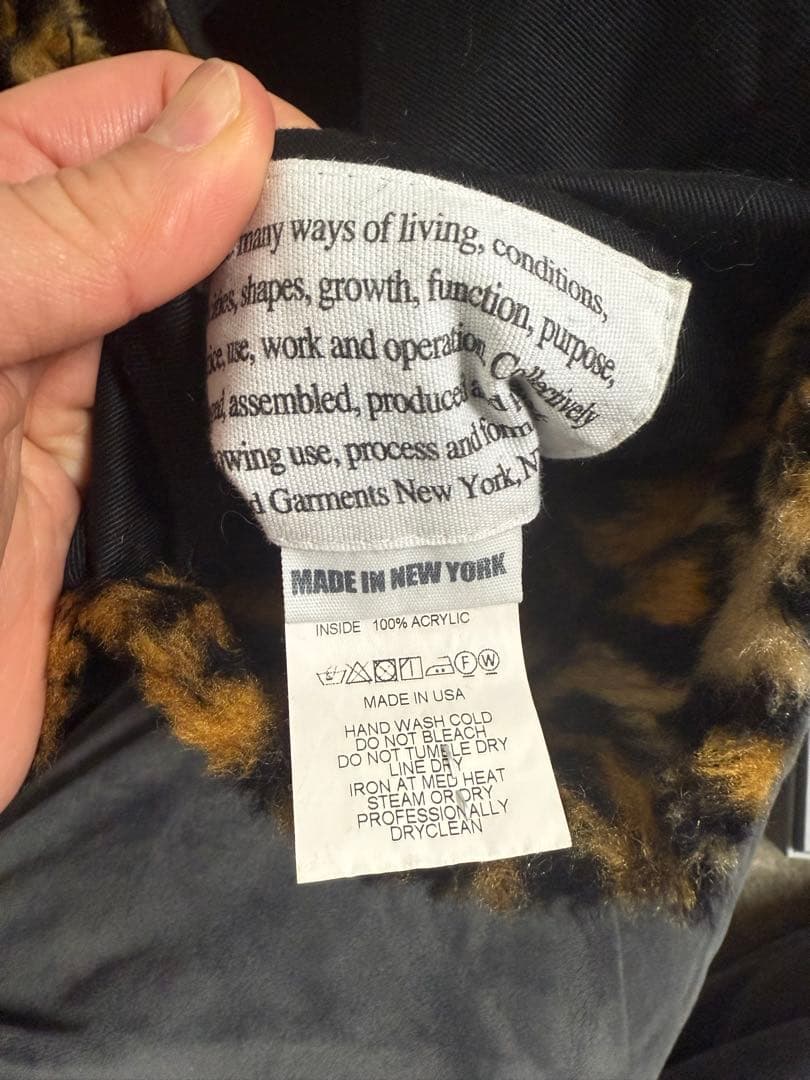 ヒョウ柄ファー風ベスト