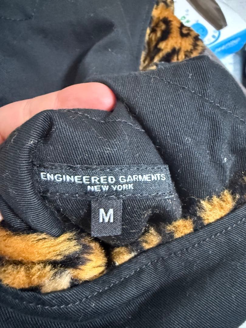 ヒョウ柄ファー風ベスト