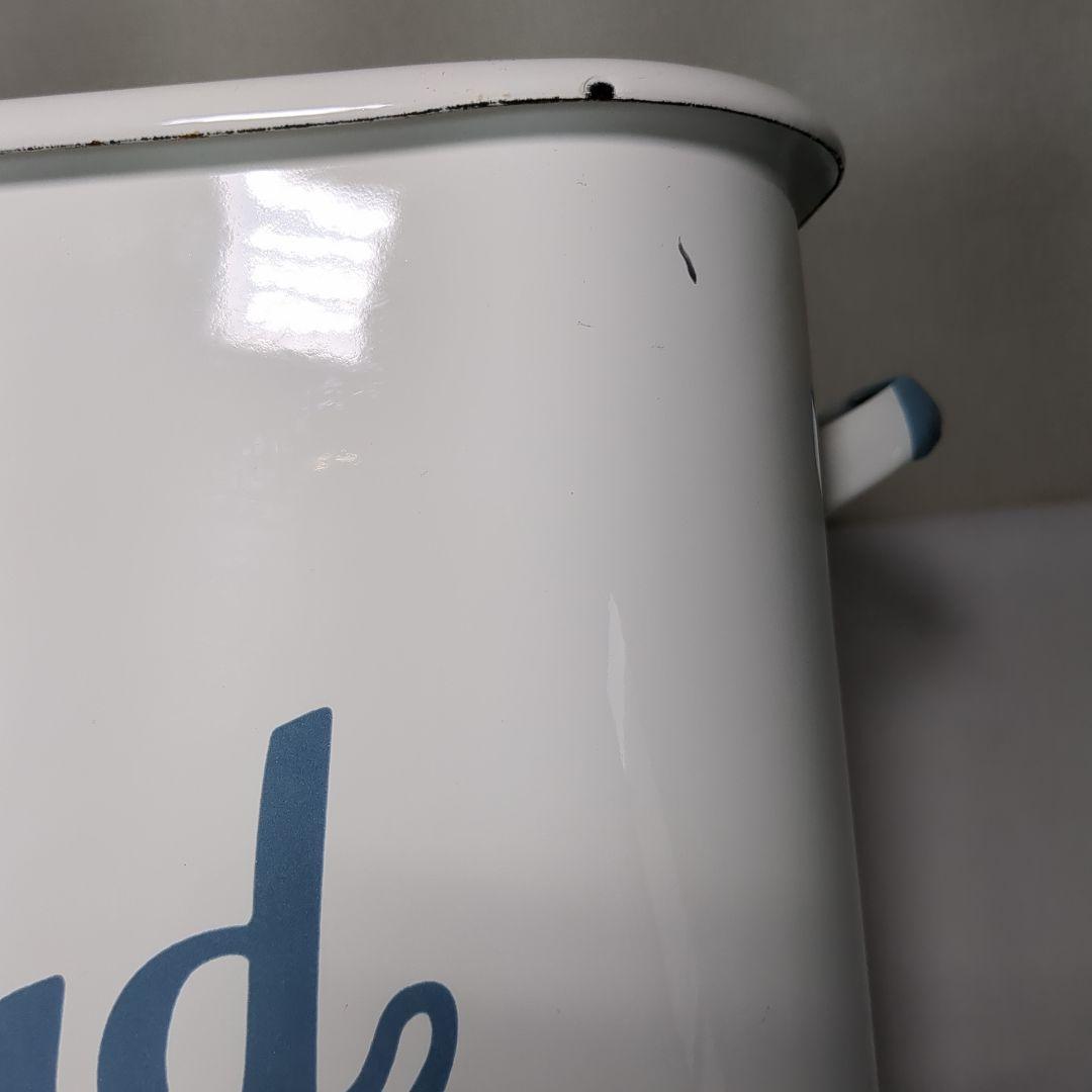 ホーロー ブレット缶 ブルー