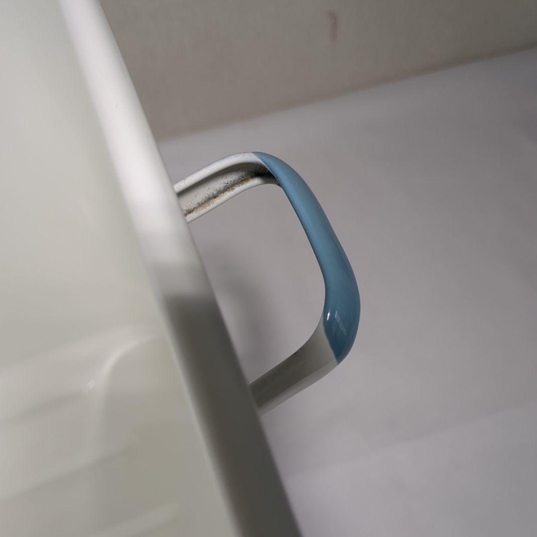 ホーロー ブレット缶 ブルー