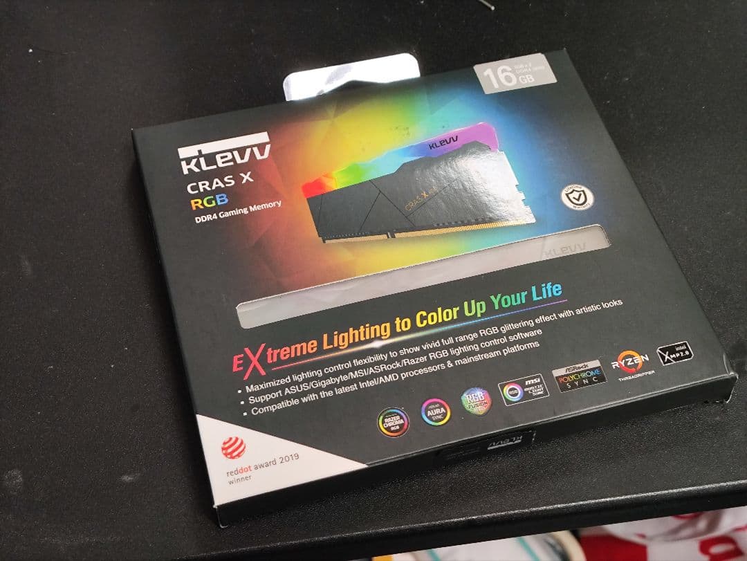KLEVV CRAS X RGB DDR4 3600MHz 8GB×2計16GB