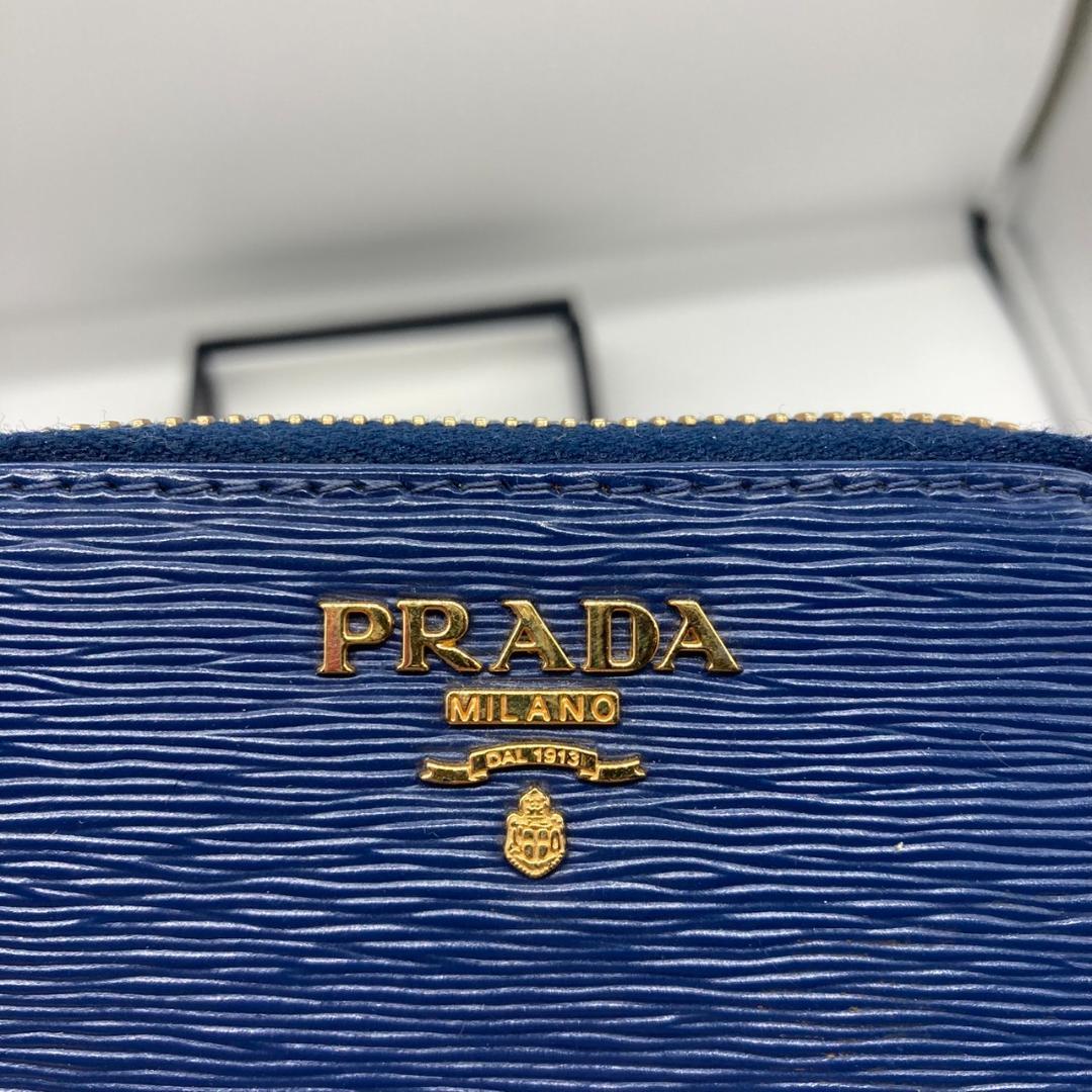 ▼PRADA　プラダ　ケース　財布 1MM268　レザー　保証書　箱