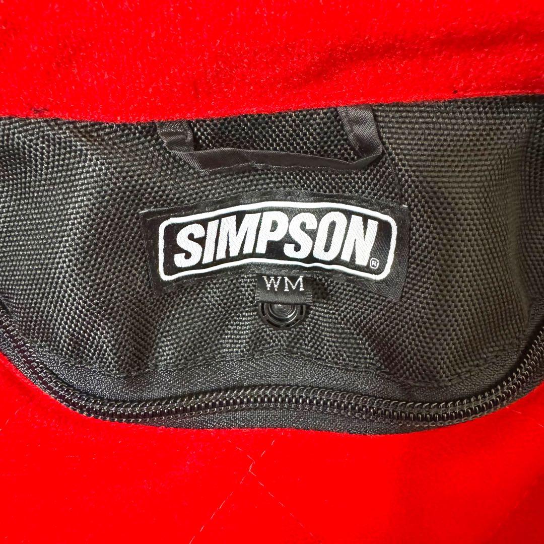 極美品 SIMPSONシンプソン 60周年記念ジャケット プロテクター有 M