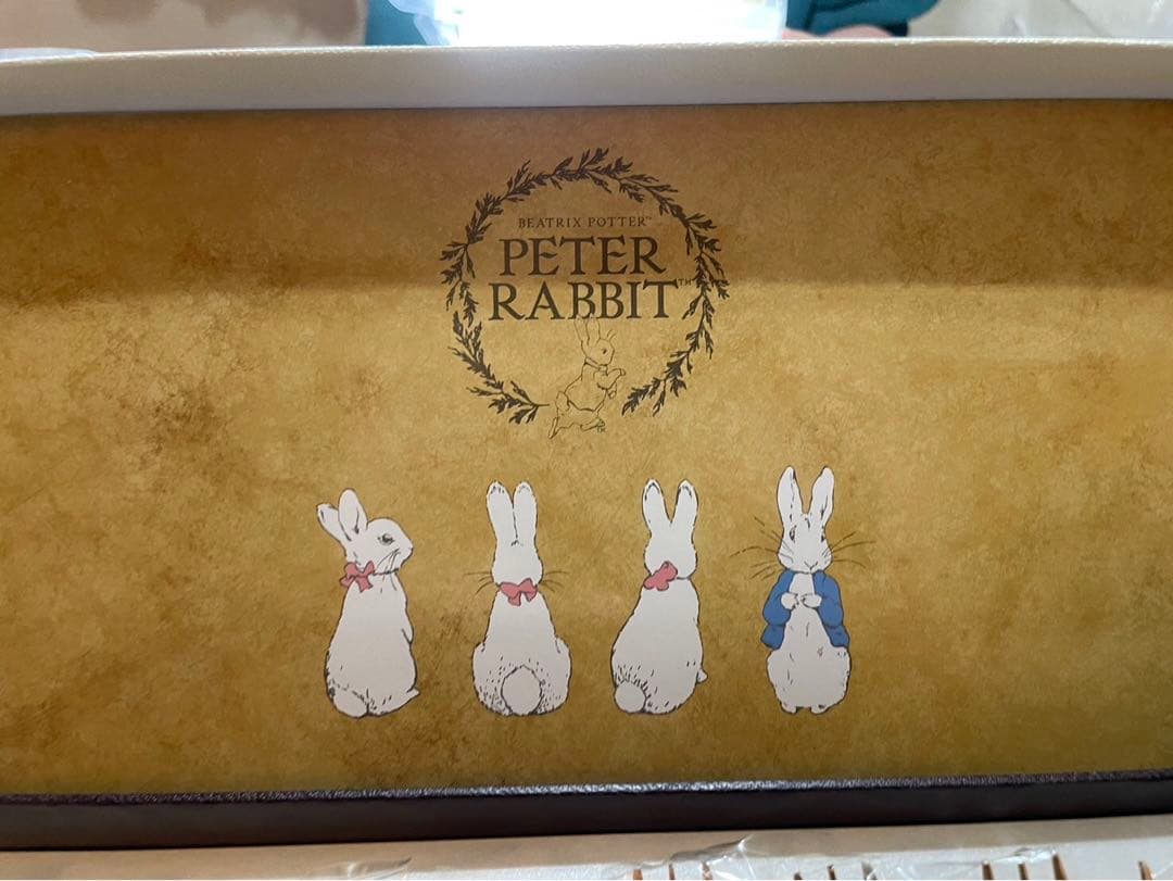 ピーターラビット、スプーン、フォークセット