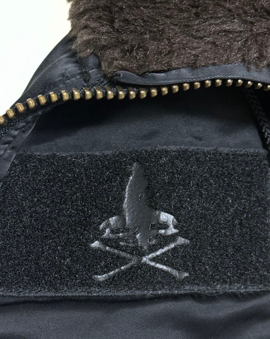 ヒステリックグラーHYSTERICGLAMOURN3Bモッズコート黒フリーサイズ